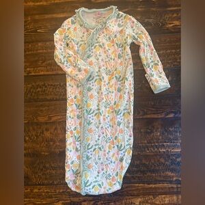 Magnetic Me Floral Fruit Print Sleep Sack in White, Green, Yellow, Pink